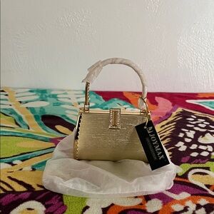 Luxurious Gold Mini Bag